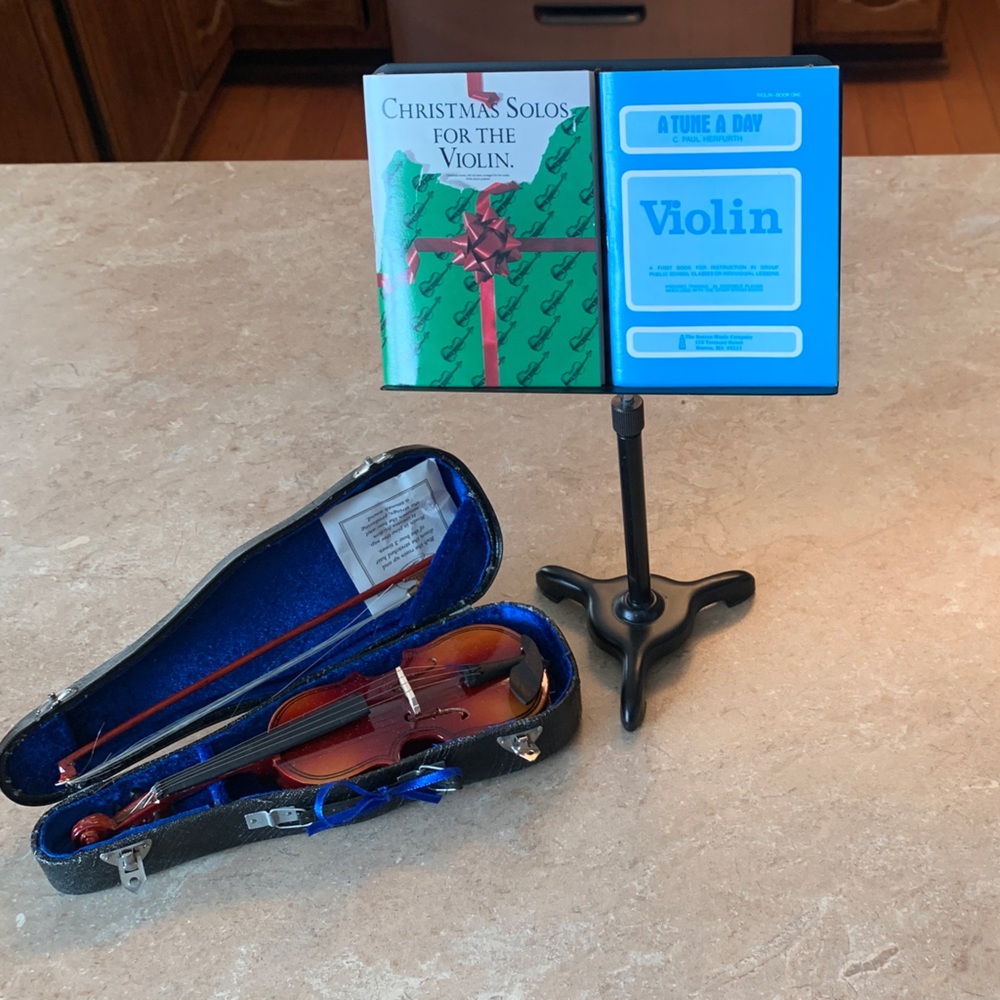 American Girl Violin Set with Black and Blue Case